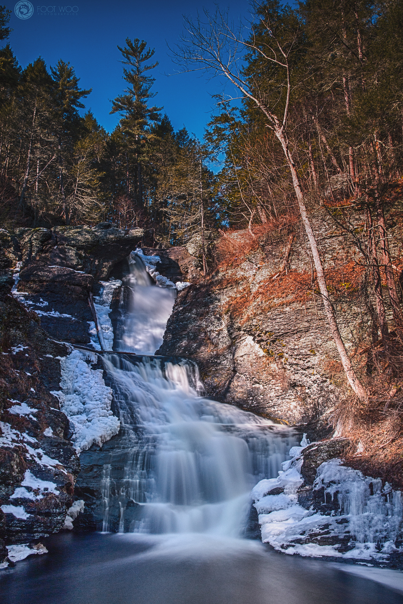 Canon EOS 6D + Tamron SP 35mm F1.8 Di VC USD sample photo. Raymondskill falls photography