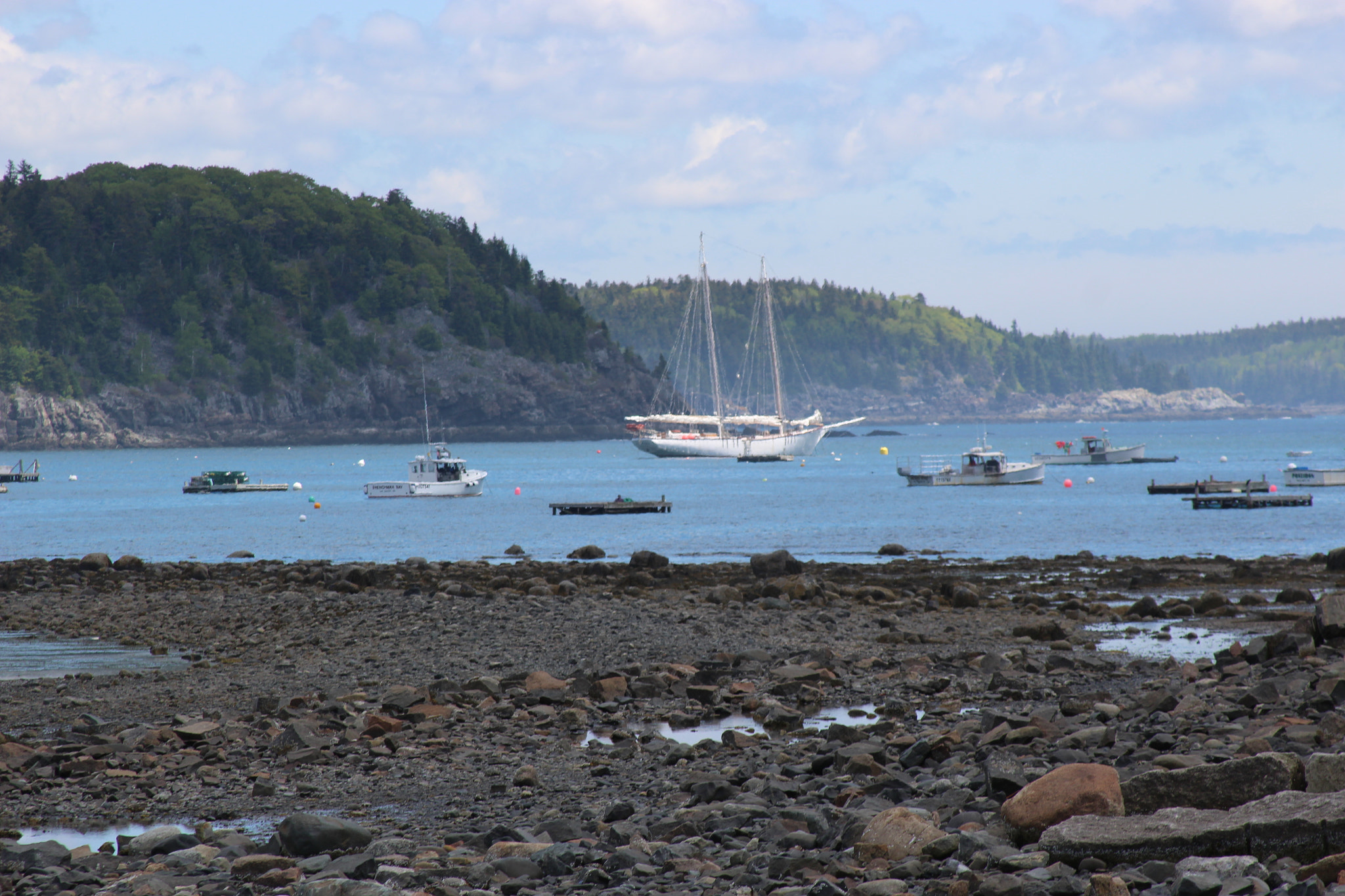 Canon EF 28-135mm F3.5-5.6 IS USM sample photo. Bar harbor at low tide photography