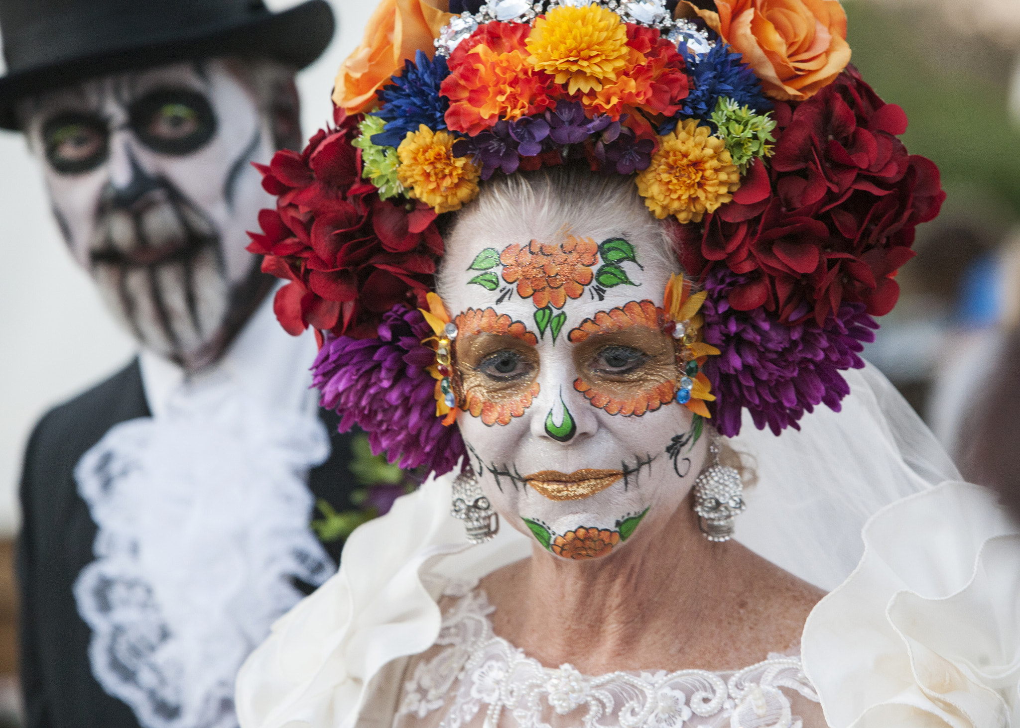 Canon EF 70-200mm F2.8L IS USM sample photo. Dia de los muertos celebration photography