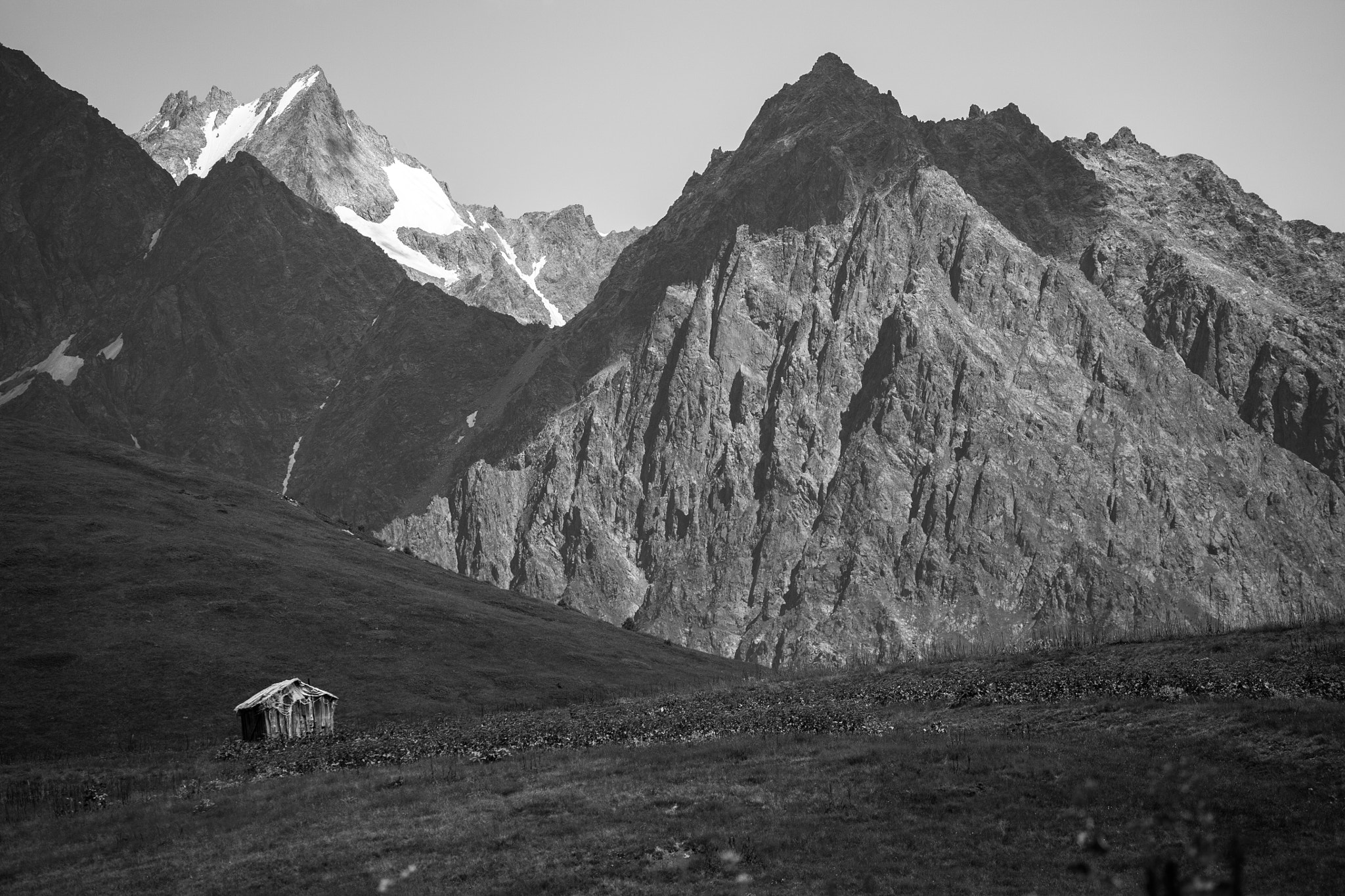 Canon EOS 5D + Canon EF 70-200mm F4L USM sample photo. Svaneti cottage photography