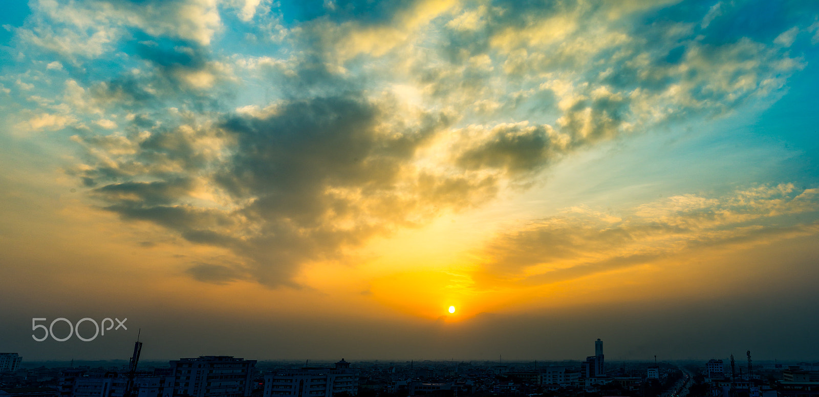 Pentax smc DA 35mm F2.8 Macro Limited sample photo. Sunset paronamic photography