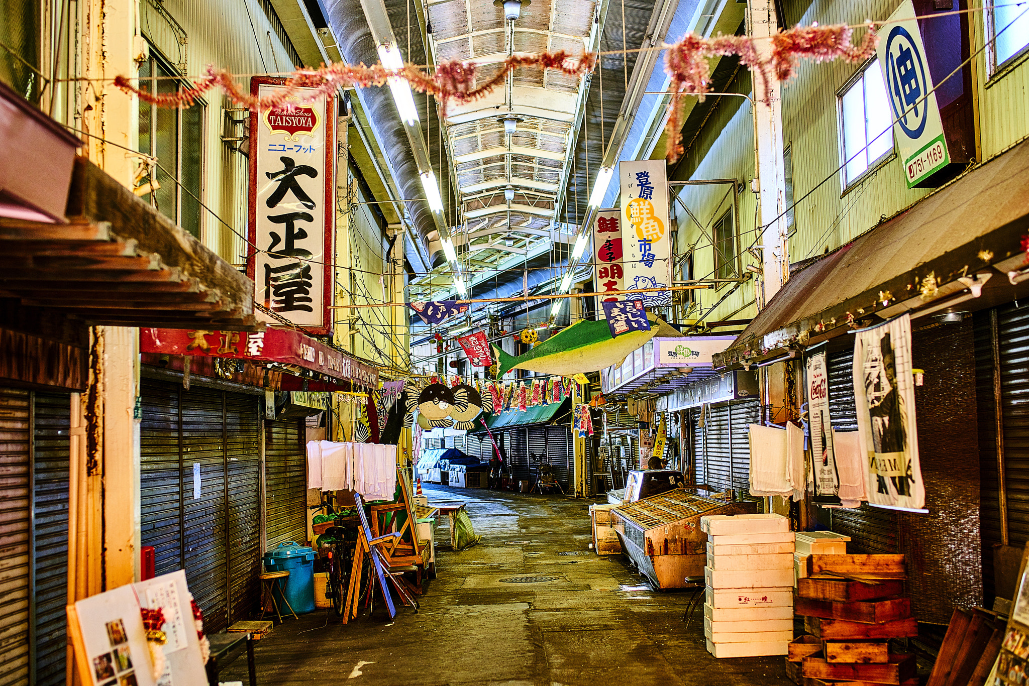 45mm F1.8 SSM sample photo. Shopping street photography