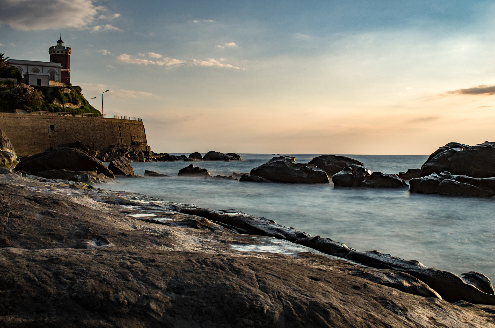 Pentax K-5 sample photo. Sicily lighthouse  photography