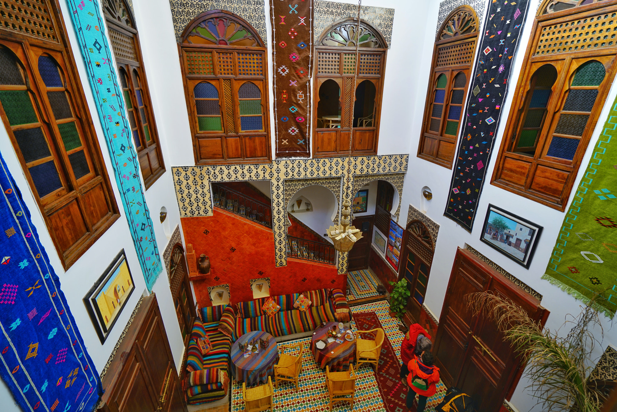 Sony a7R II + Sony Vario-Tessar T* FE 16-35mm F4 ZA OSS sample photo. Riad in fes photography