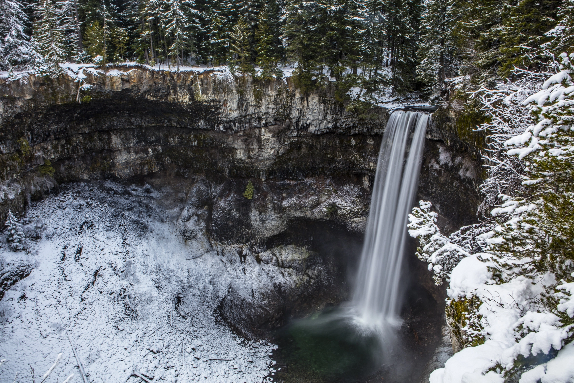 Canon EOS 5DS R sample photo. Brandywine falls after the winter storm photography
