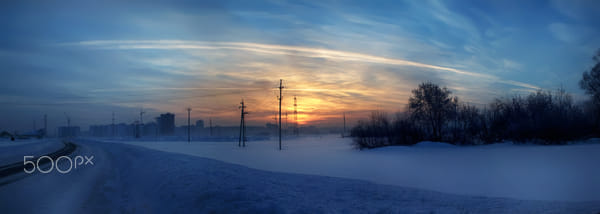 Sunset over the city by Nick Patrin on 500px.com