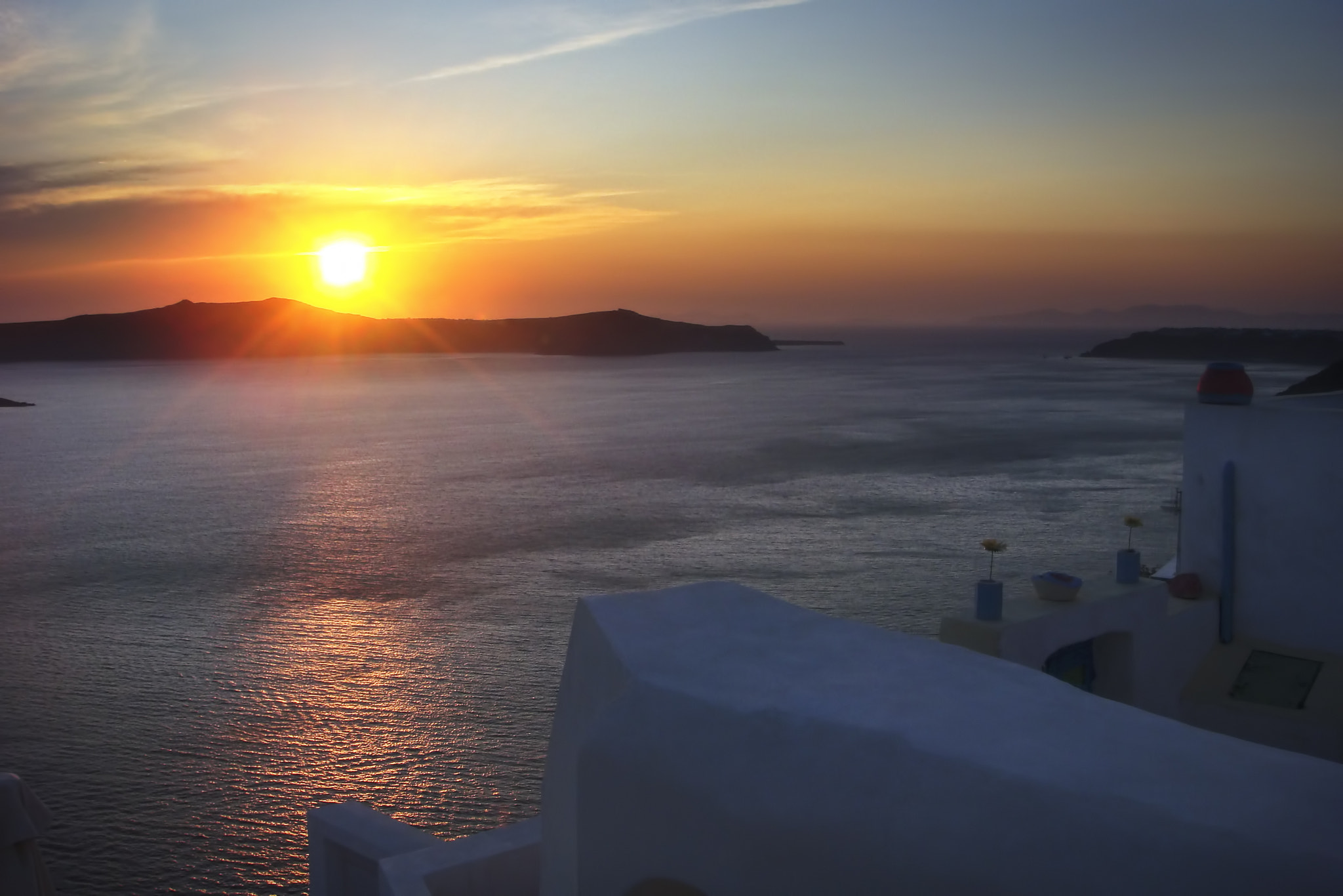 Sony DSC-T200 sample photo. The legendary sunset of santorini photography