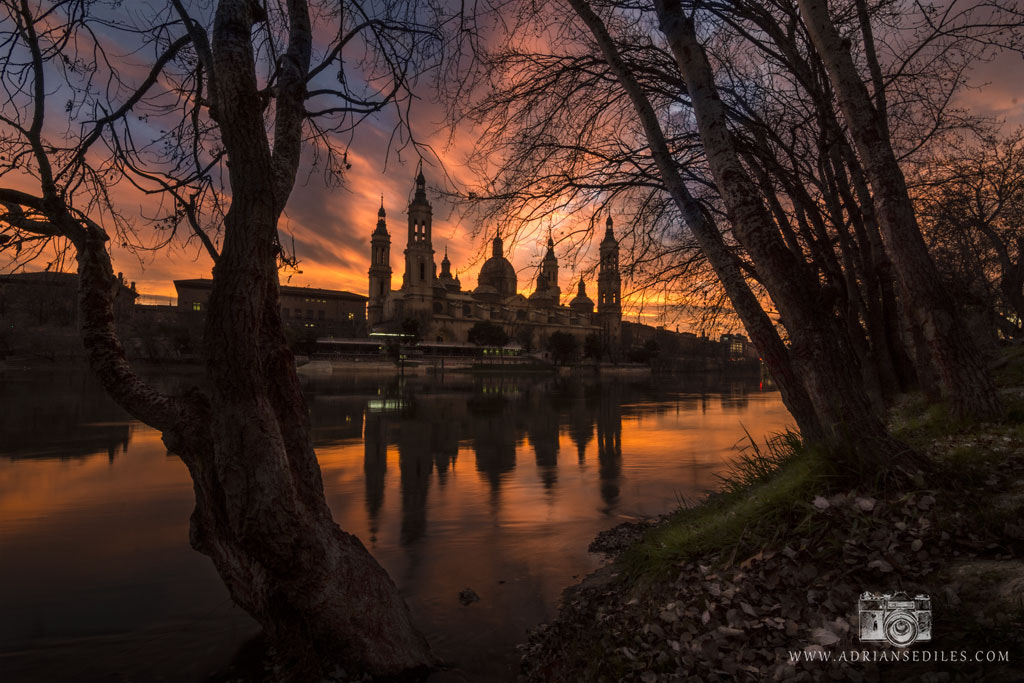 Sony a5100 + Sony DT 50mm F1.8 SAM sample photo. Atardecer en zaragoza - adrian sediles embi photography