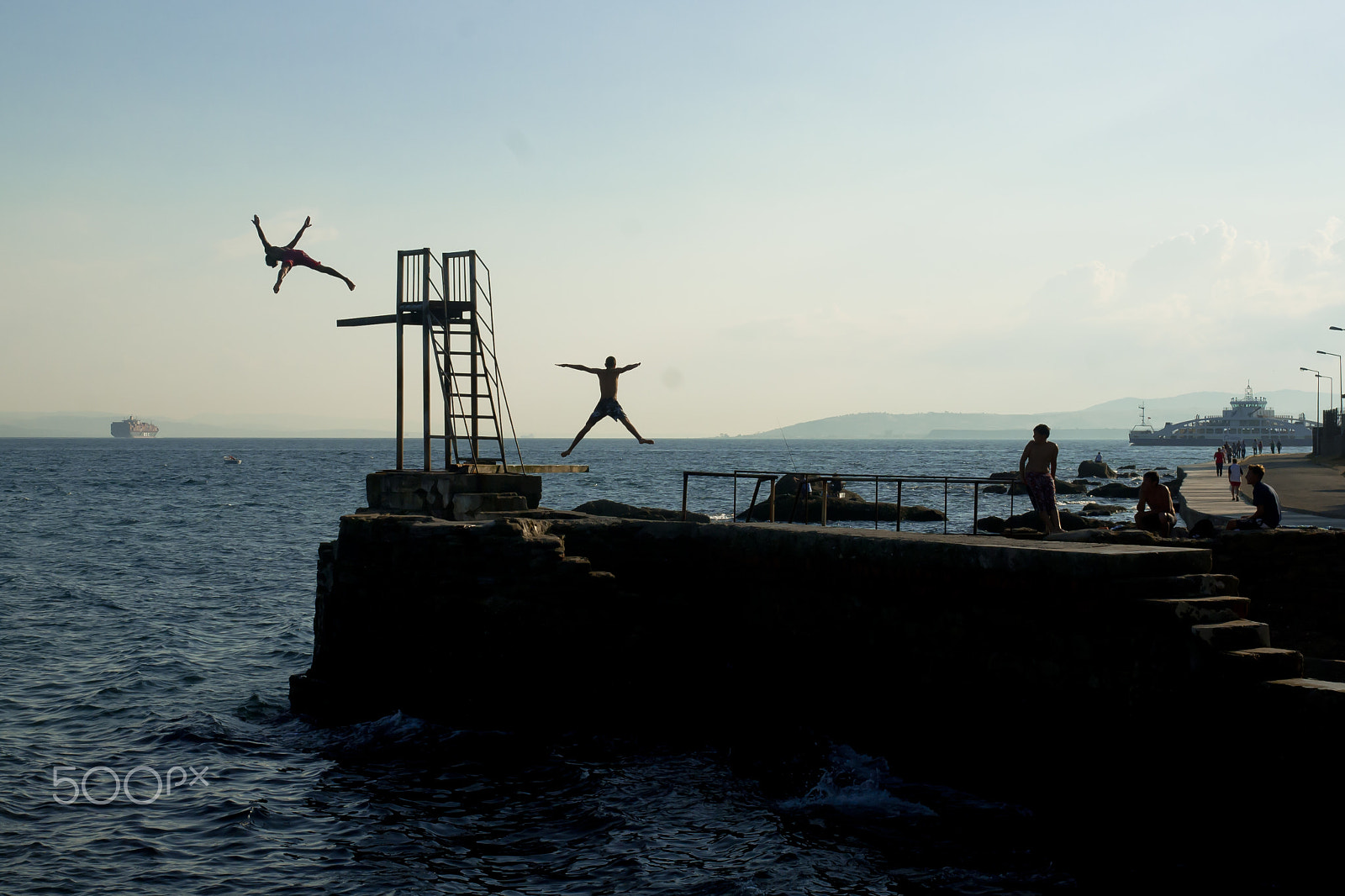 Nikon D200 sample photo. Sea boy photography