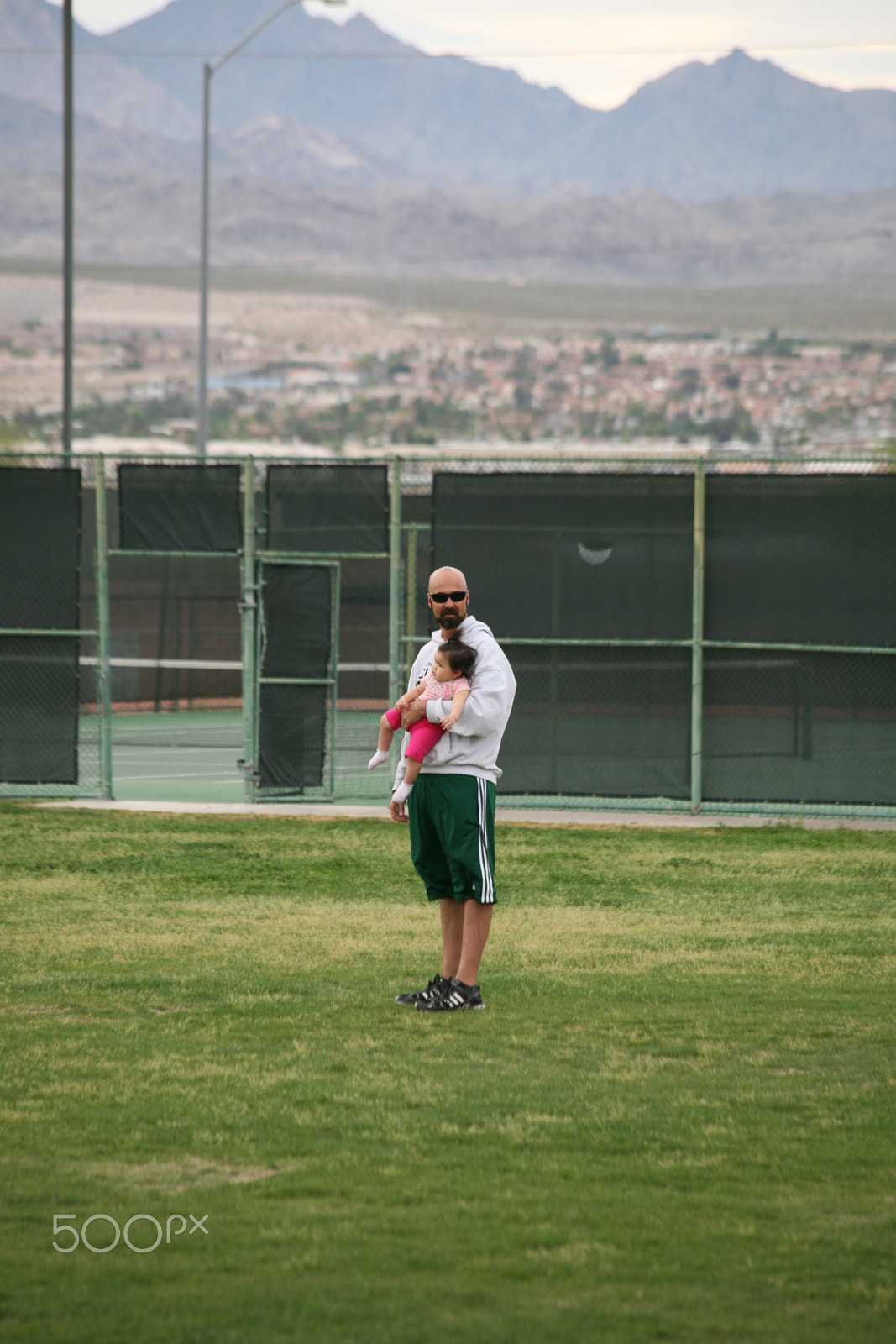 Canon EF 70-300mm F4-5.6 IS USM sample photo. Mohave high school photography
