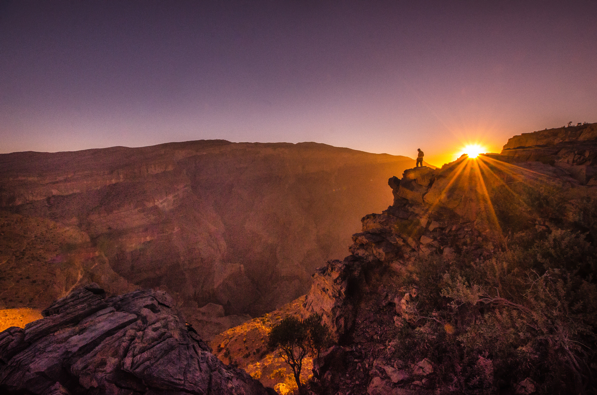 Nikon D7000 + Sigma 8-16mm F4.5-5.6 DC HSM sample photo. Oman grand canyon majestic sunrise photography
