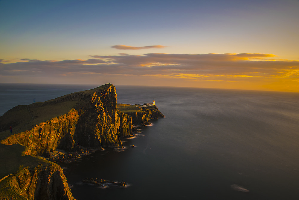 Nikon D5300 + Sigma 18-200mm F3.5-6.3 DC OS HSM sample photo. Neist point nice place photography