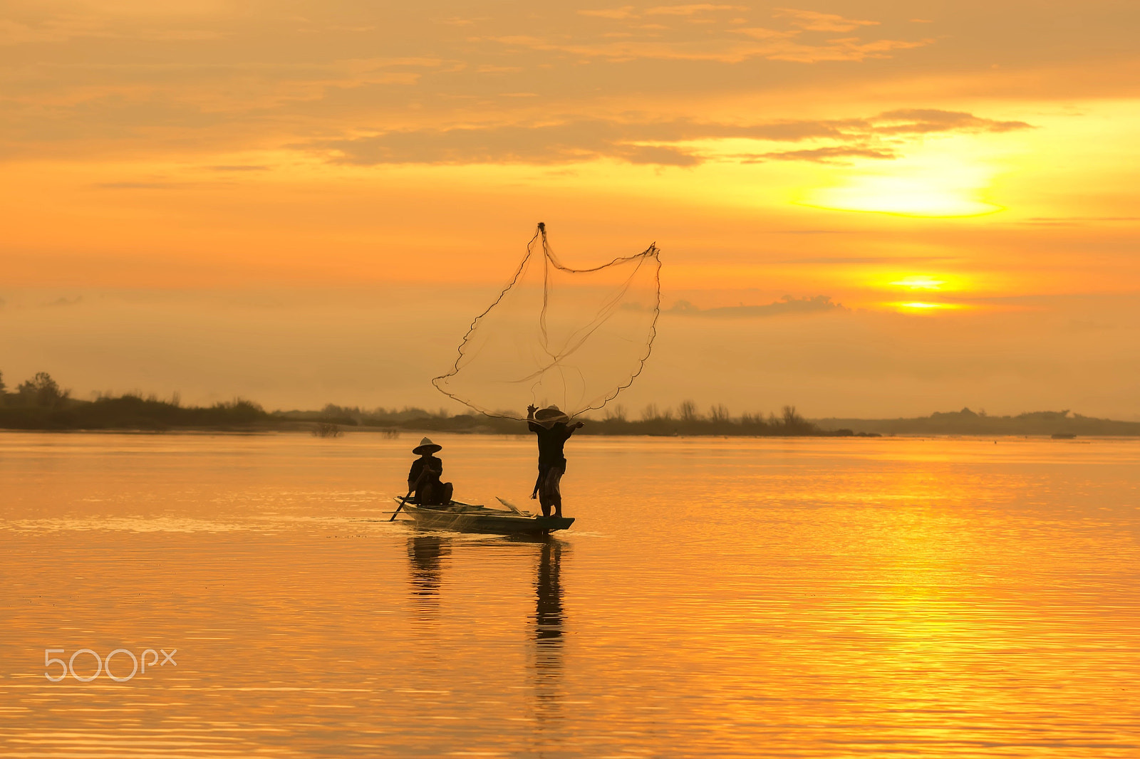 Sigma 70-200mm F2.8 EX DG OS HSM sample photo. Fisherman fishing in the river. photography