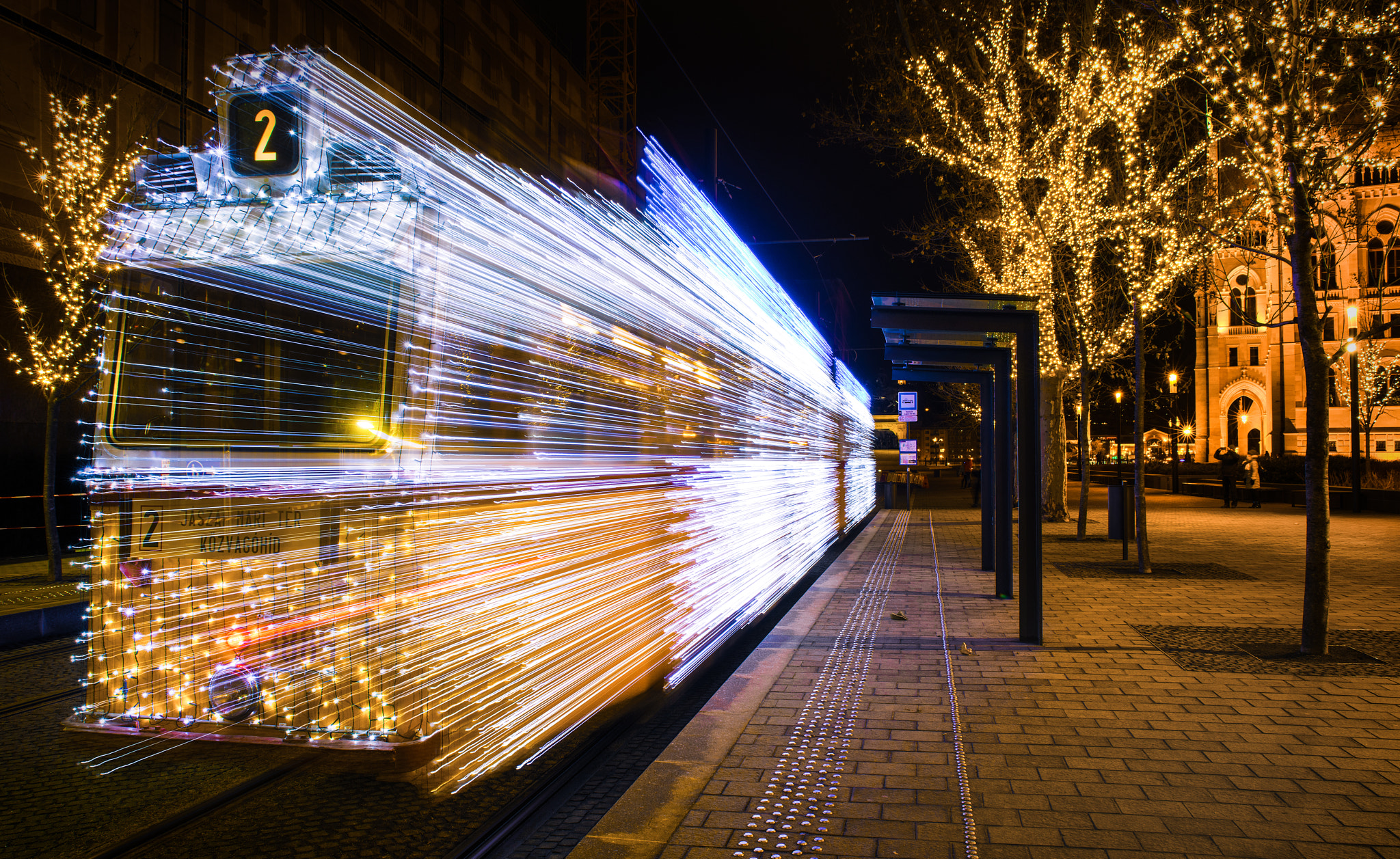 Sigma 24-70mm F2.8 EX DG Macro sample photo. Budapest lighttram photography