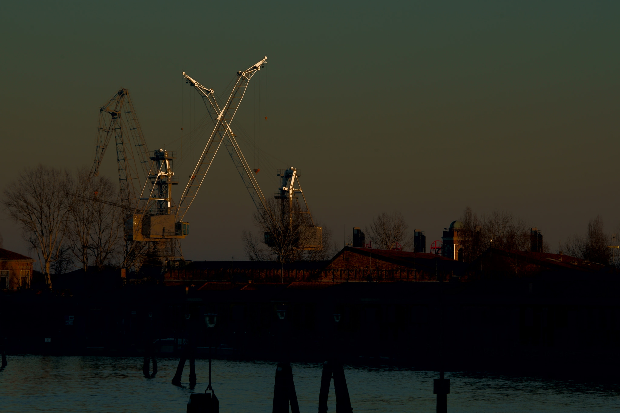 Sony a5100 sample photo. Sunset over the lagoon photography