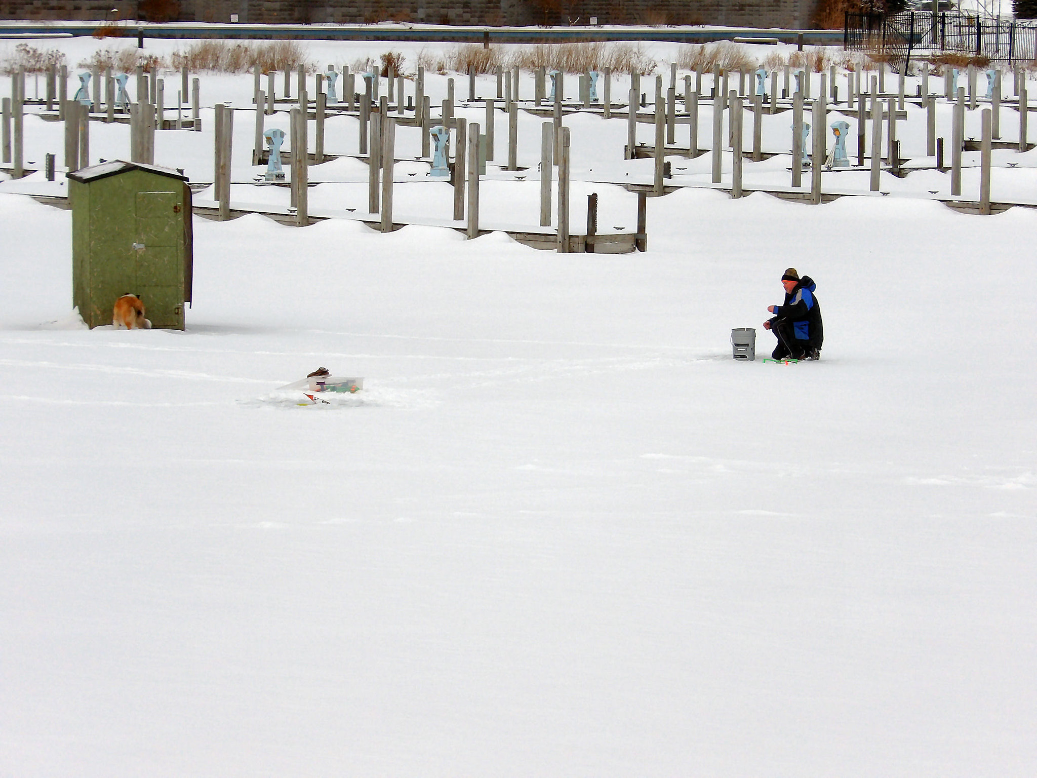 JK KODAK PIXPRO AZ525 sample photo. Ice fishing photography