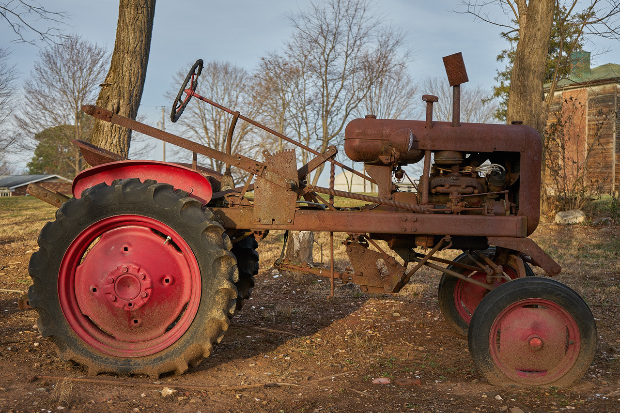 Sony a7 II + Sony FE 28-70mm F3.5-5.6 OSS sample photo. Rustic tractor photography
