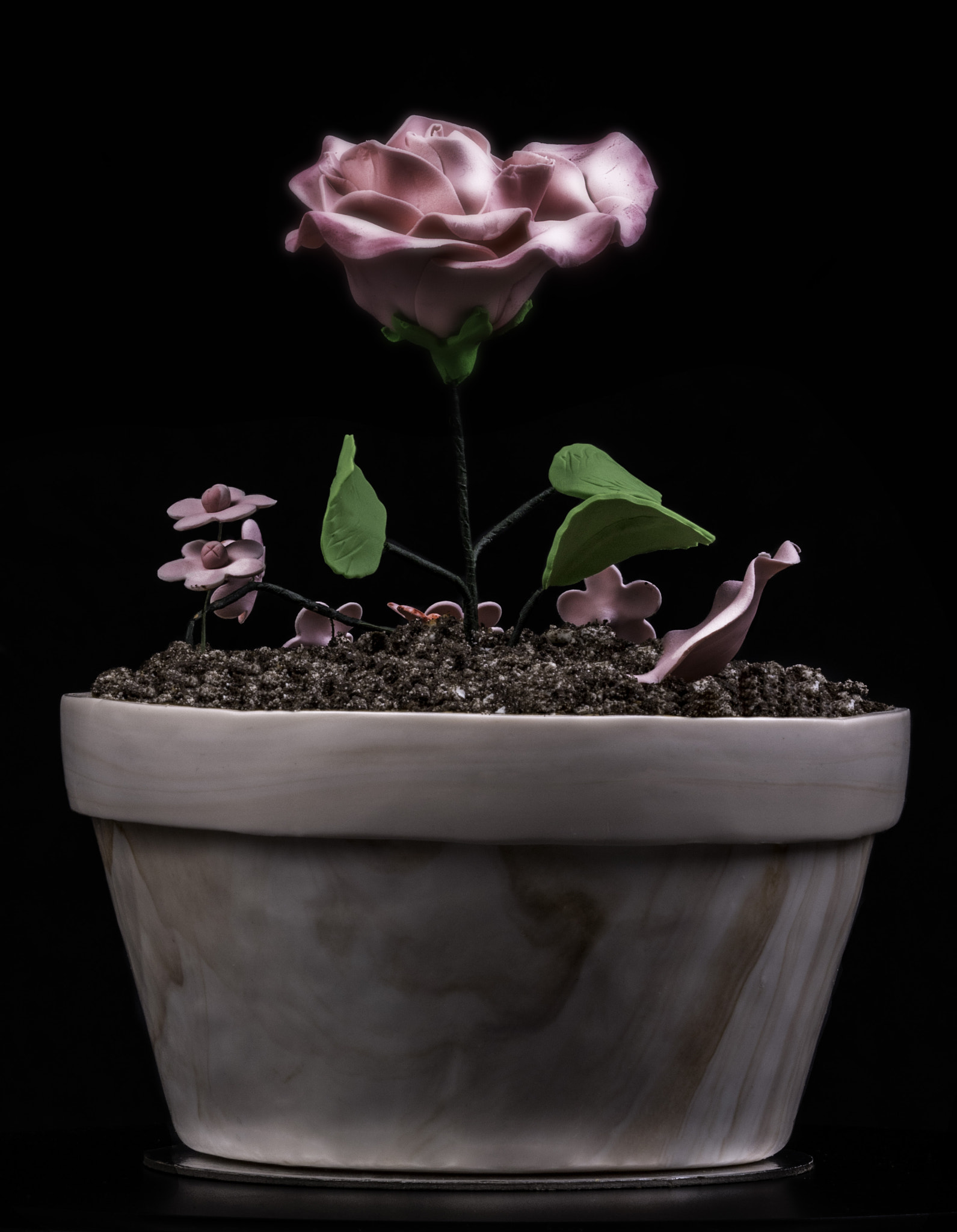 Canon EOS 750D (EOS Rebel T6i / EOS Kiss X8i) sample photo. Flower pot cake photography