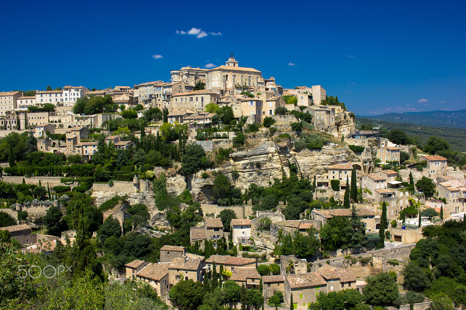 Canon EF-S 24mm F2.8 STM sample photo. Gordes, france photography