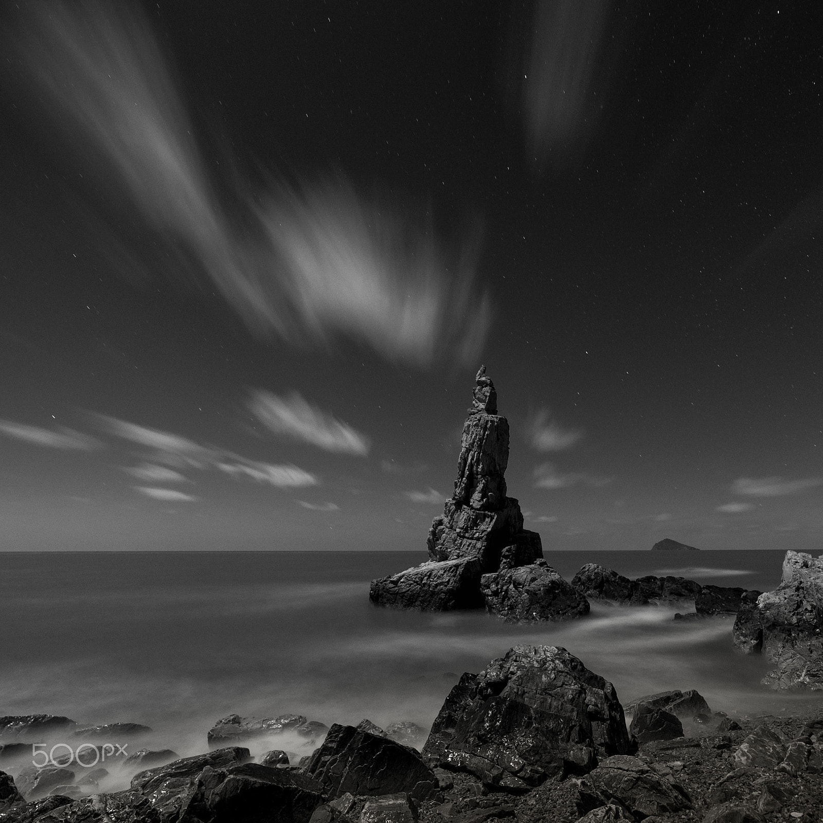 Samyang 14mm F2.8 ED AS IF UMC sample photo. 夜色下的将军石 photography