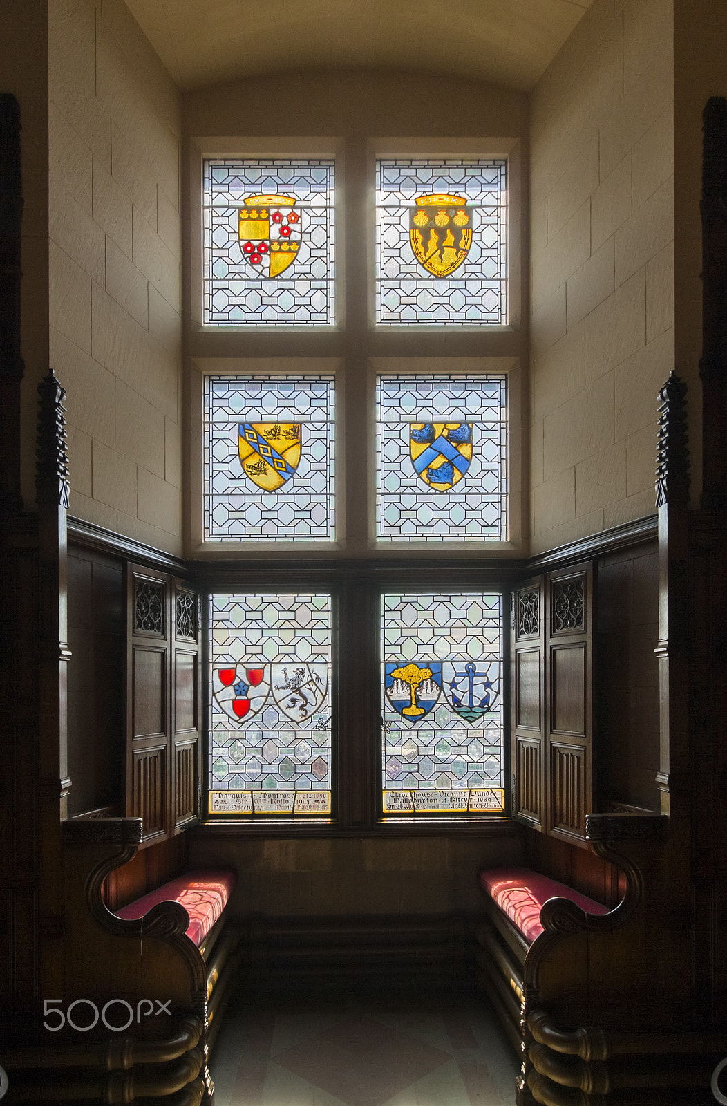 Canon EOS 650D (EOS Rebel T4i / EOS Kiss X6i) sample photo. Castle stained glass photography