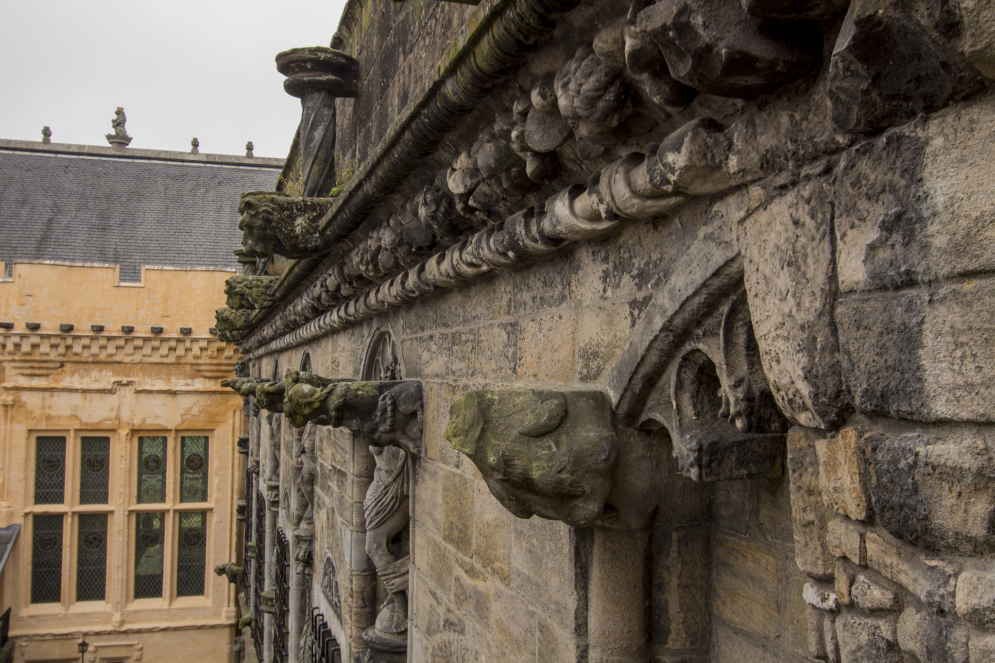 Canon EOS 650D (EOS Rebel T4i / EOS Kiss X6i) sample photo. Gargoyle wall photography