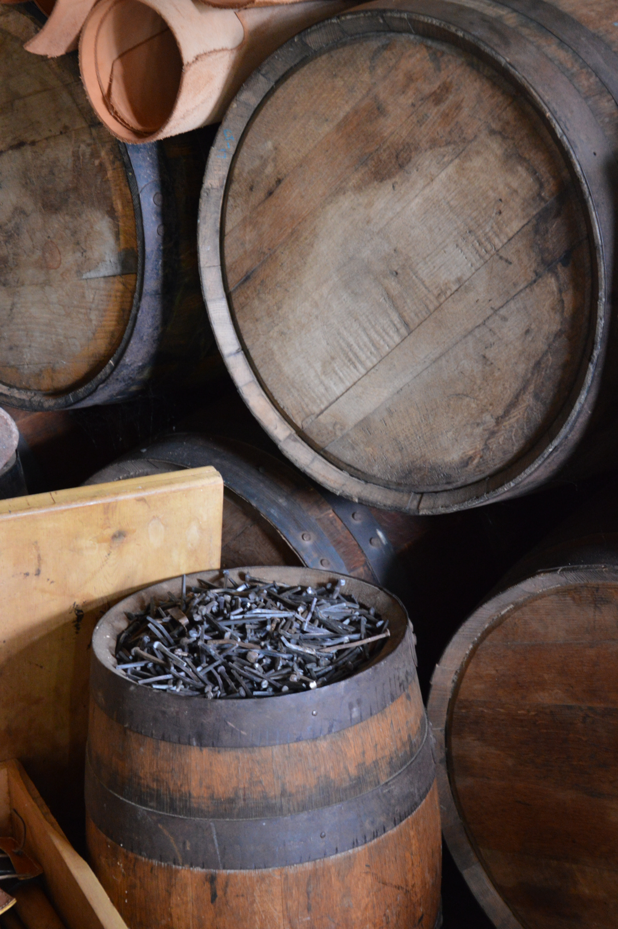 Nikon D3200 sample photo. Barrels. storeroom ft frederick, maryland photography