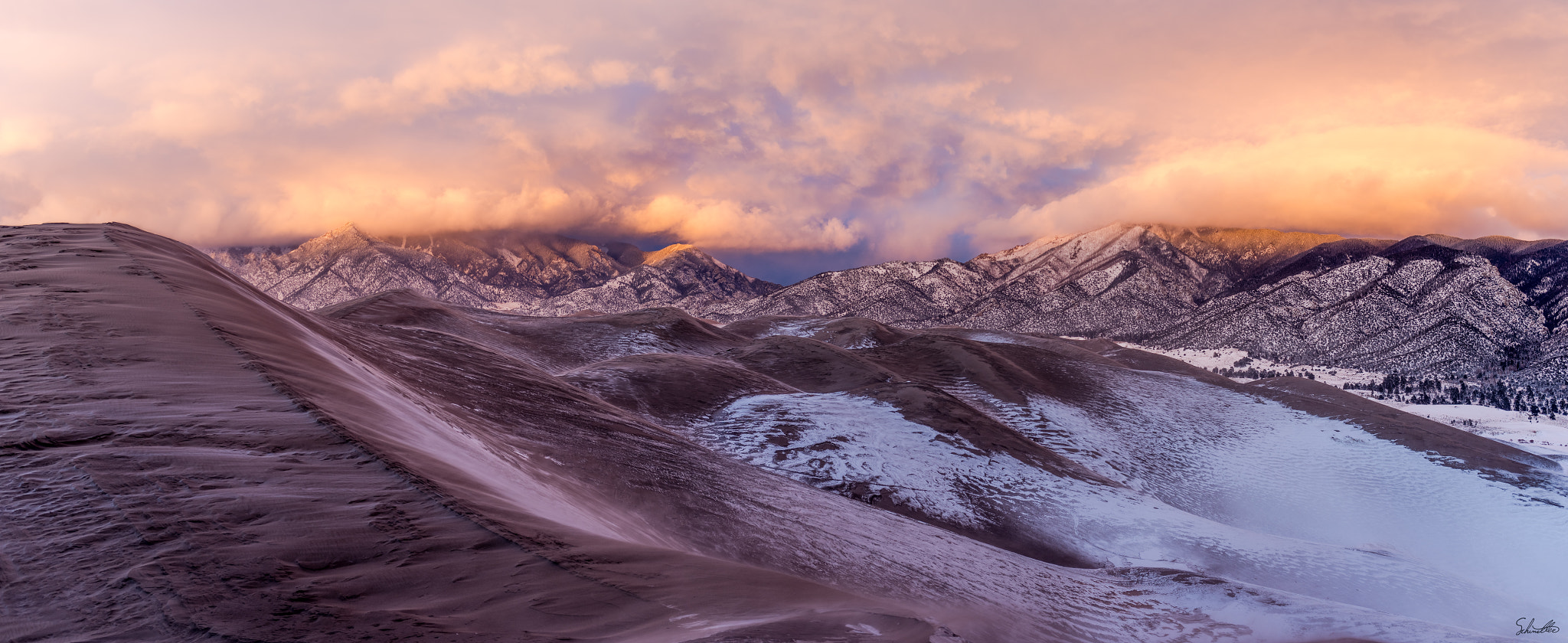 Nikon AF-S Nikkor 35mm F1.8G ED sample photo. Great sand dunes in winter photography