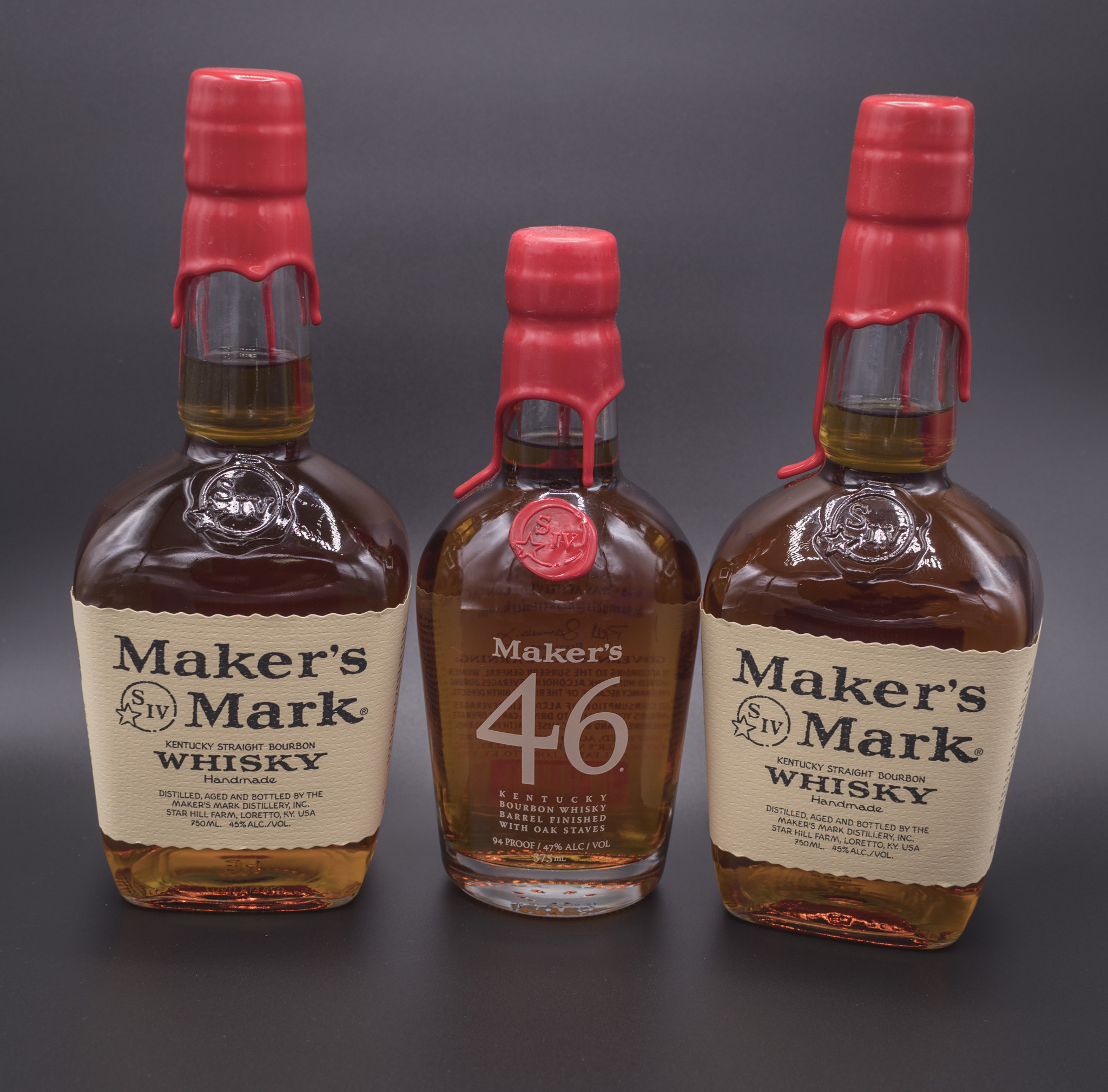 Canon EF-S 24mm F2.8 STM sample photo. Maker's mark bottles photography