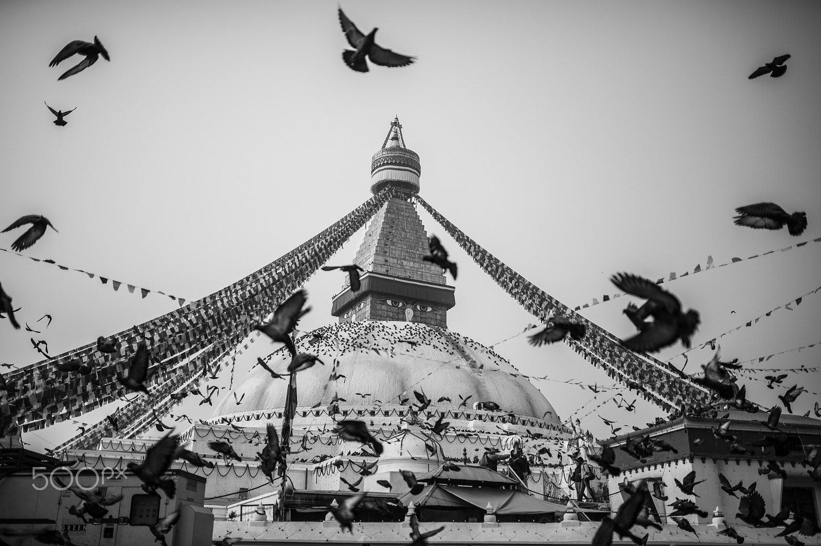 Sigma 35mm F1.4 DG HSM Art sample photo. Boudhanath (stupa) photography