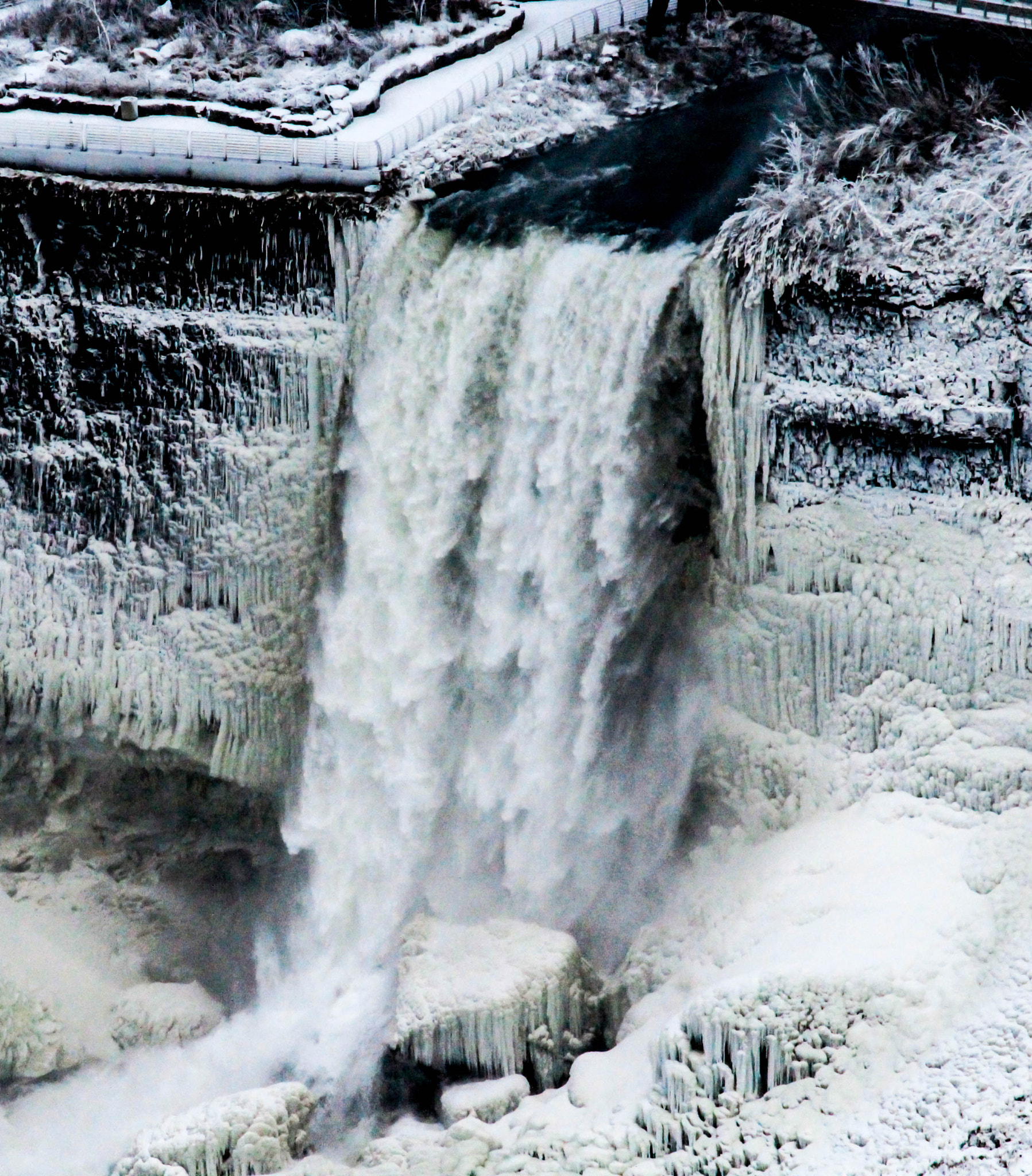 Canon EF-S 55-250mm F4-5.6 IS STM sample photo. Niagara winter photography