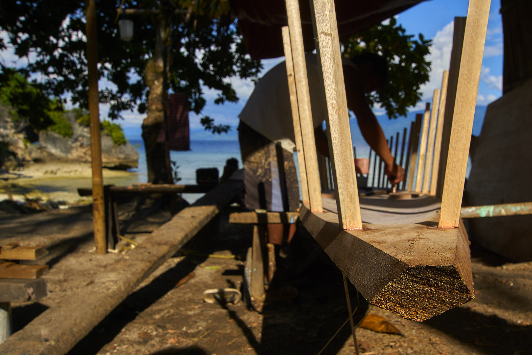 Sony ILCA-77M2 + 10-20mm F3.5 sample photo. Boat building  photography