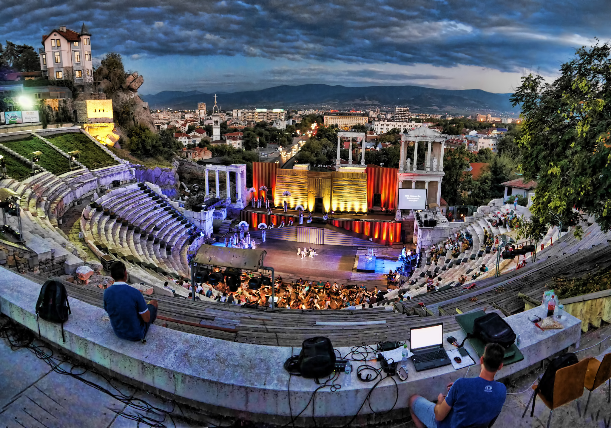 Panasonic Lumix DMC-GX7 sample photo. Roman theatre, plowdiw photography