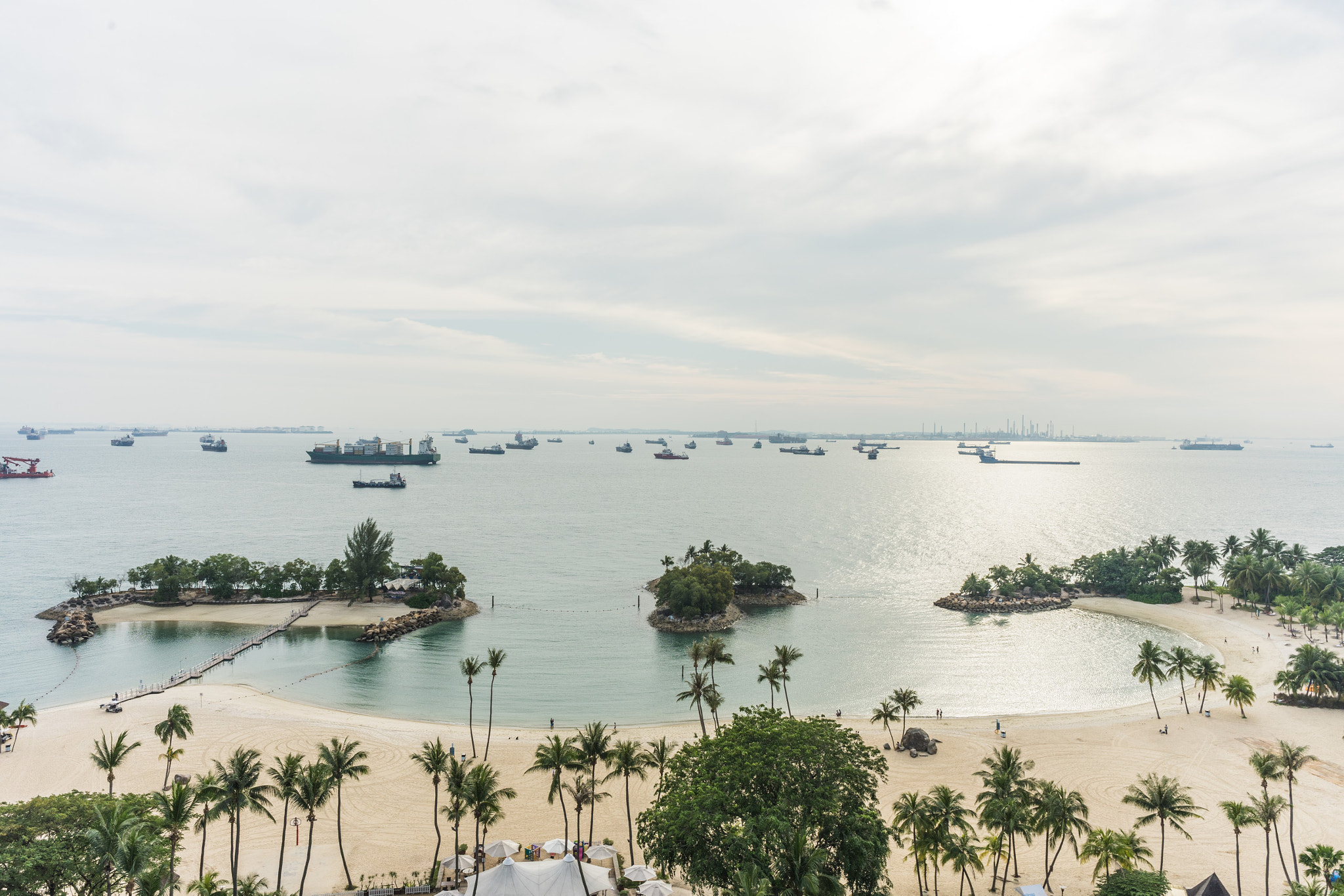 Sony a7 II sample photo. Sentosa beaches in singapore photography