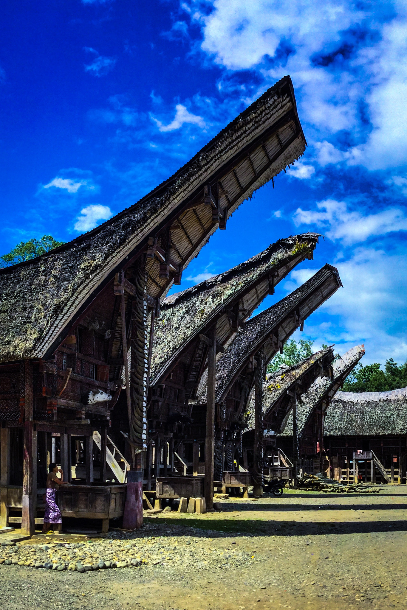 iPad Air 2 back camera 3.3mm f/2.4 sample photo. Rumah tongkonan tana toraja indonesia, 2014 #latepost photography