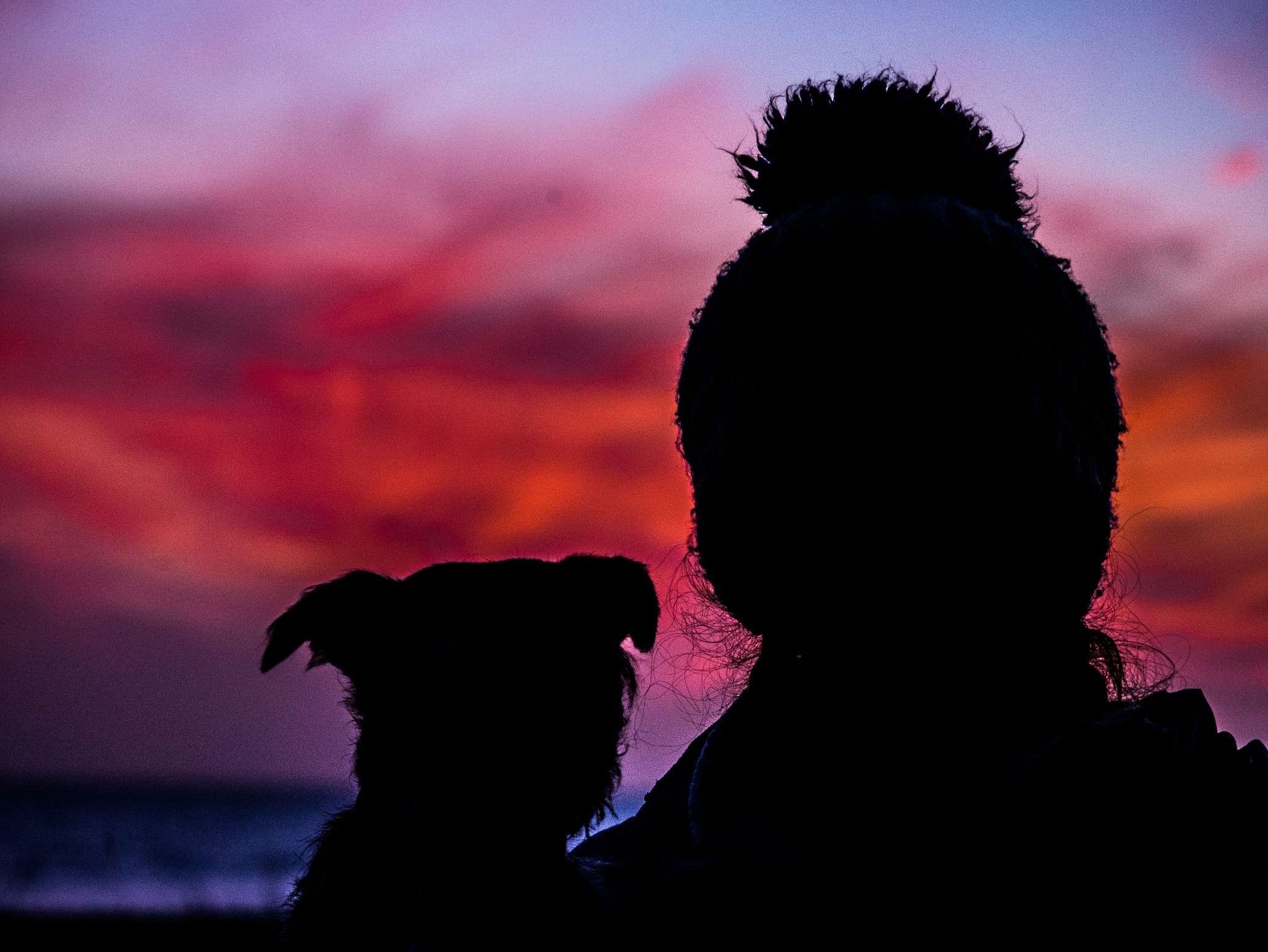 Panasonic Lumix DMC-GM1 sample photo. One girl and her dog photography