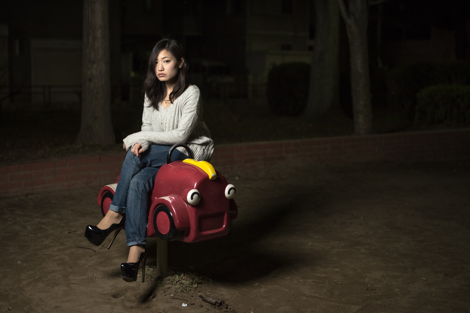 Sony a99 II + Sigma 50mm F1.4 EX DG HSM sample photo. Playground equipment that can not ride anymore photography