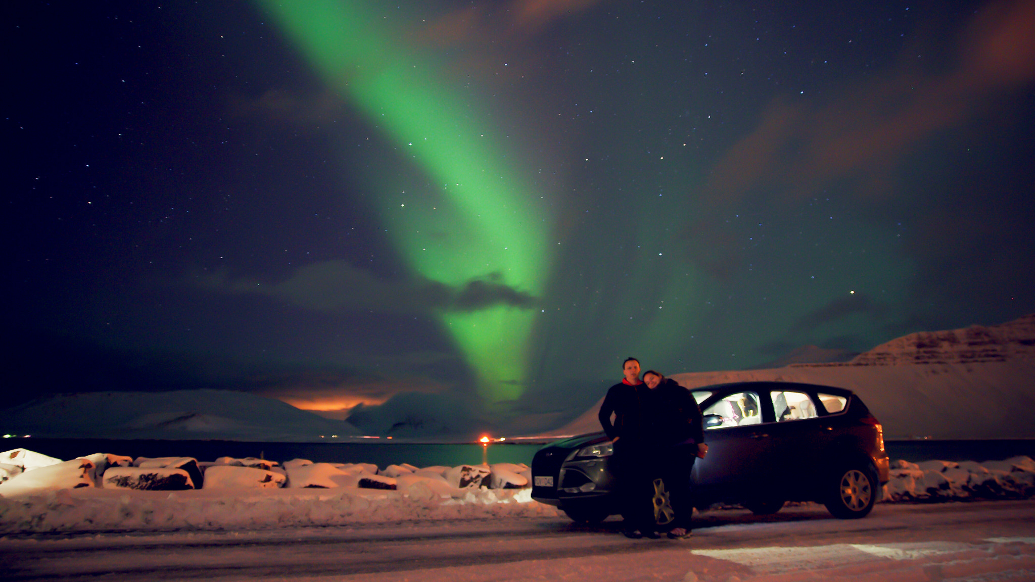 Pentax K-x sample photo. Northern lights, iceland photography