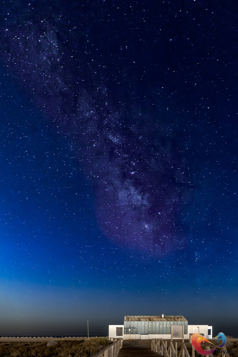 Canon EF 24mm F1.4L II USM sample photo. Milky way in morro jable photography