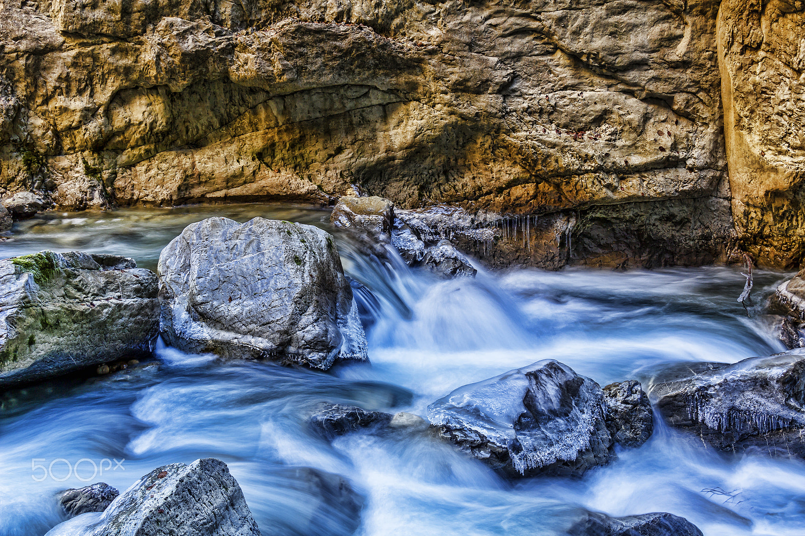 Canon EF-S 18-55mm F3.5-5.6 II sample photo. Partnachklamm photography