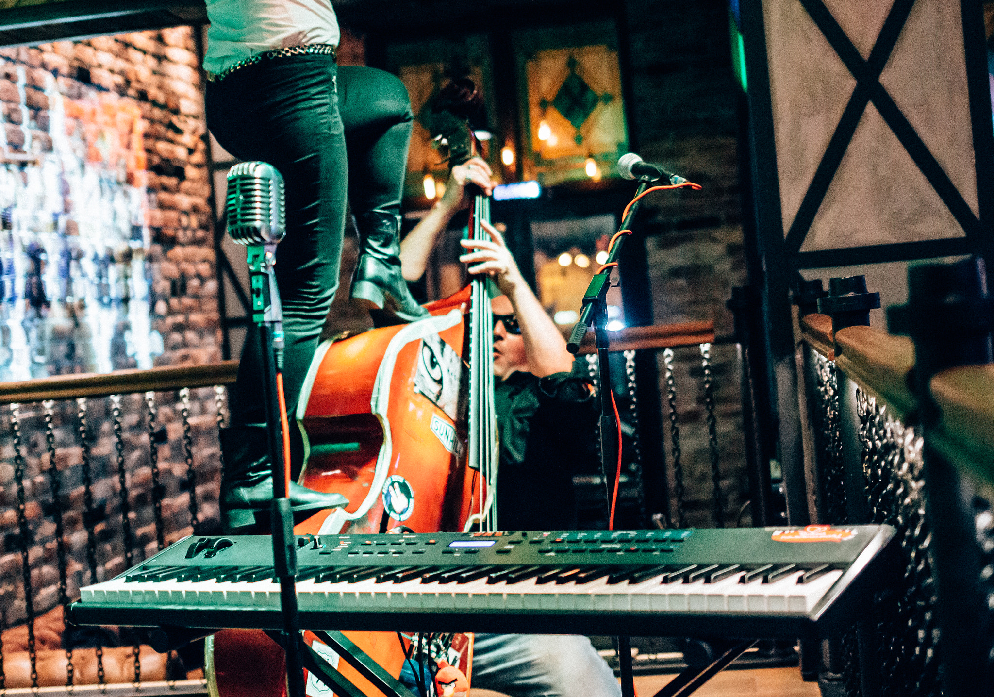 Canon EF 35mm F2 IS USM sample photo. The ass on the bass photography