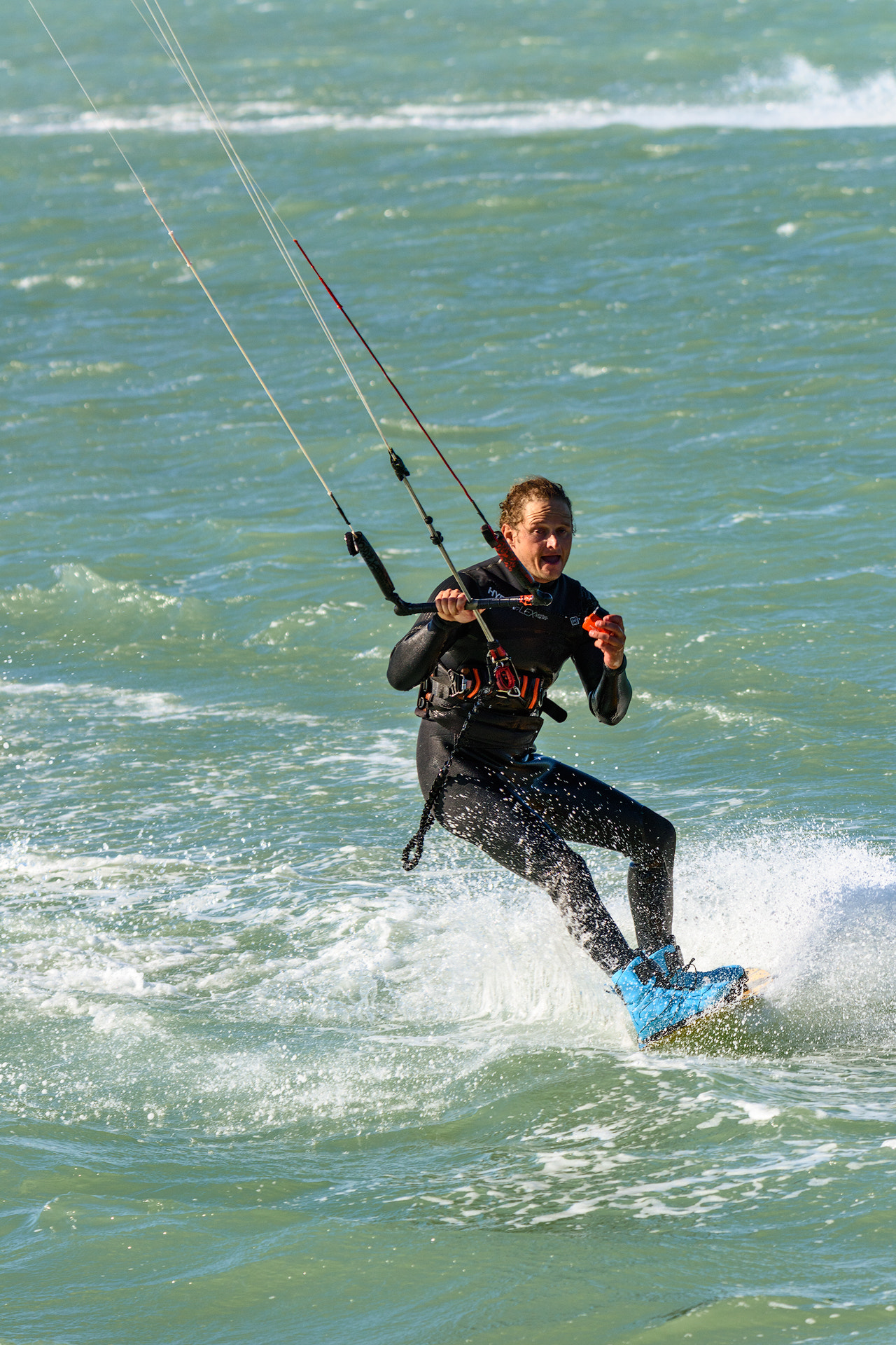 Nikon D810 + Sigma 50mm F2.8 EX DG Macro sample photo. Kiteboarder photography