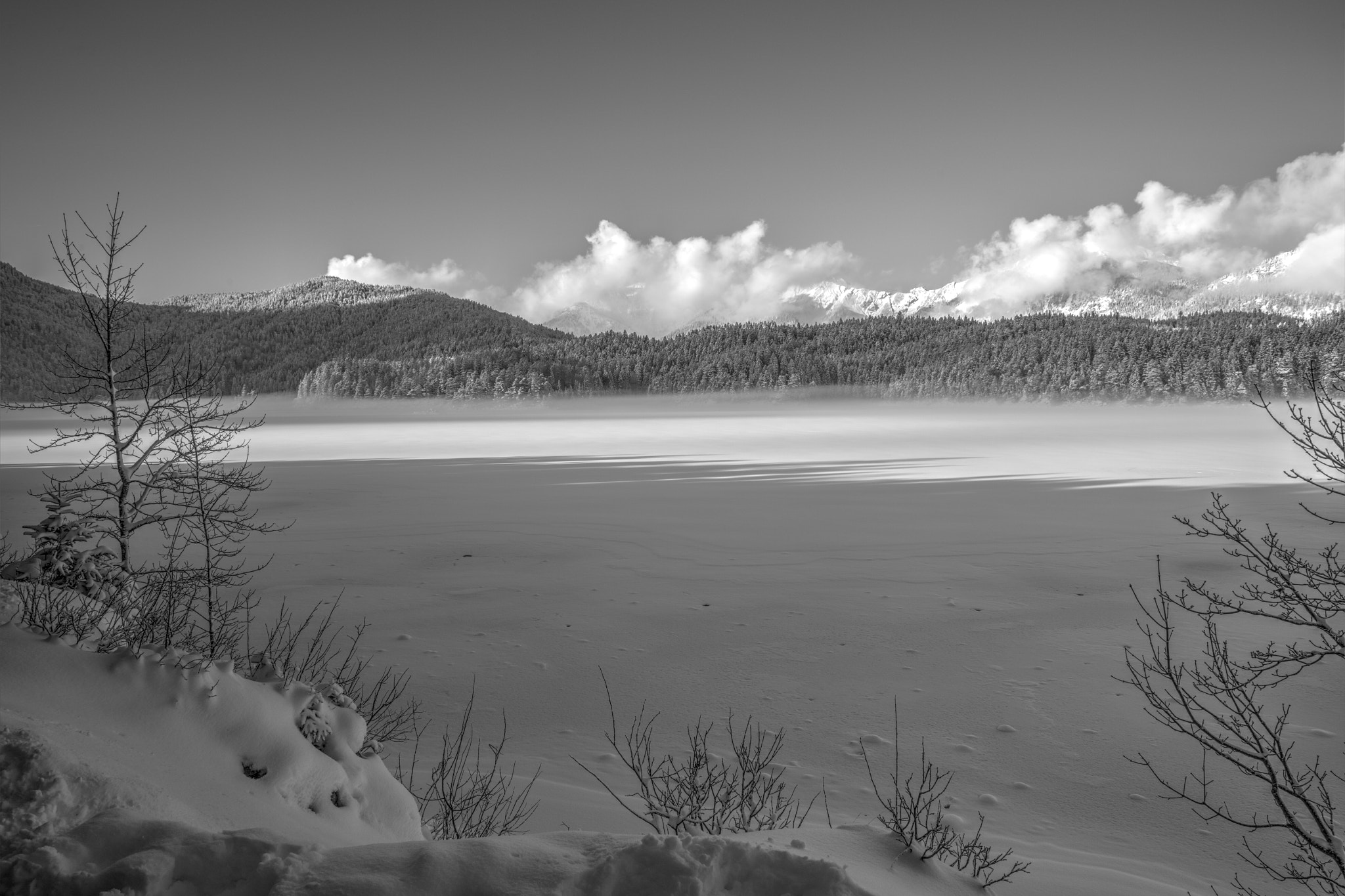 Nikon D4 sample photo. Eibsee photography