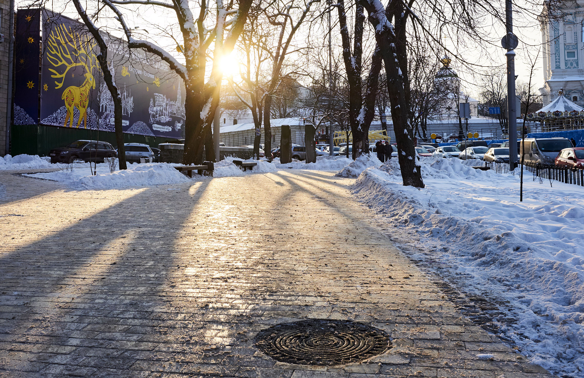 Fujifilm X-M1 sample photo. Winter sun photography