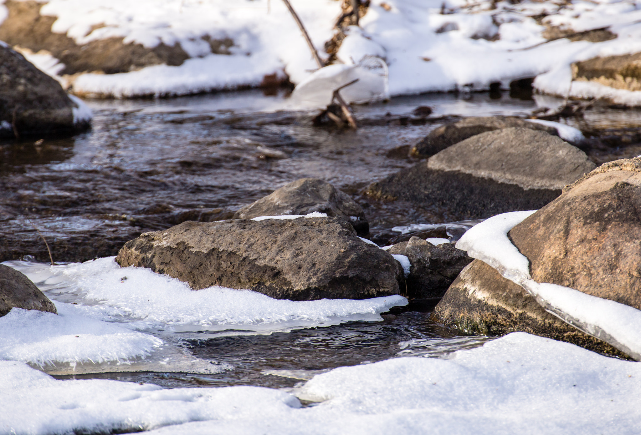 Canon EOS 6D sample photo. Melting snow photography