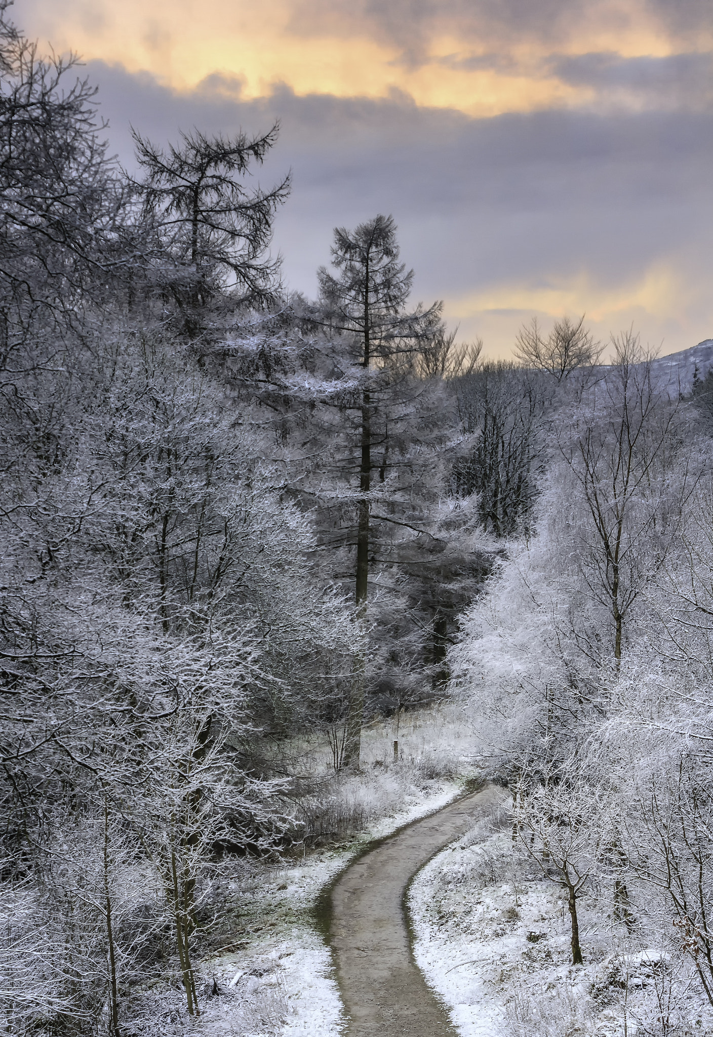 Canon EF-S 55-250mm F4-5.6 IS sample photo. Macclesfield snowy photography