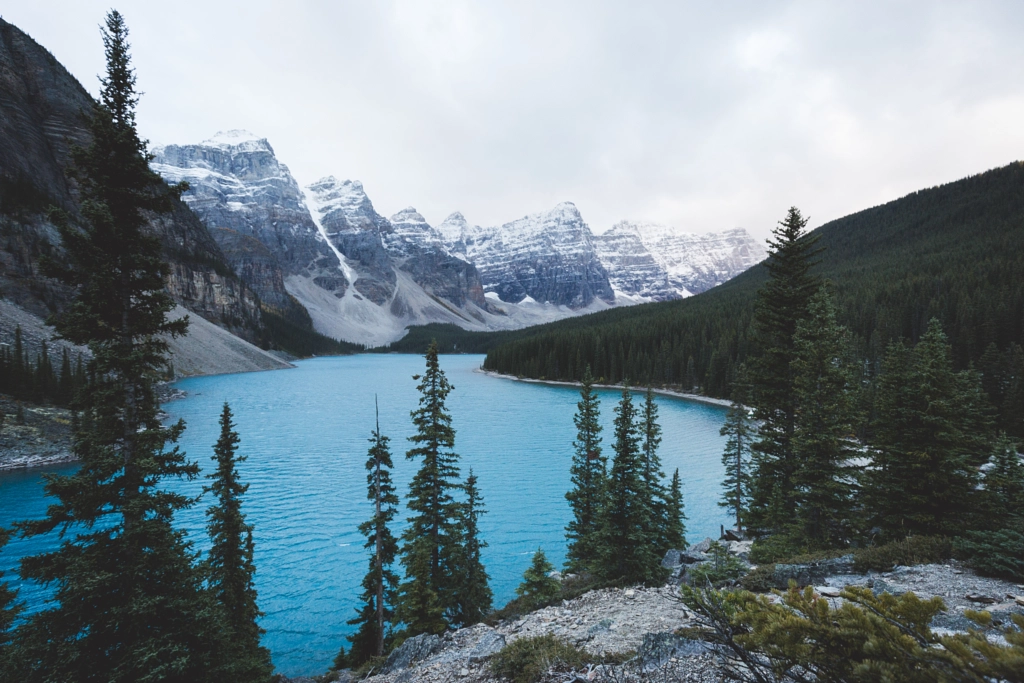 Blue hour at Lake Moraine. by Johannes Hulsch on 500px.com