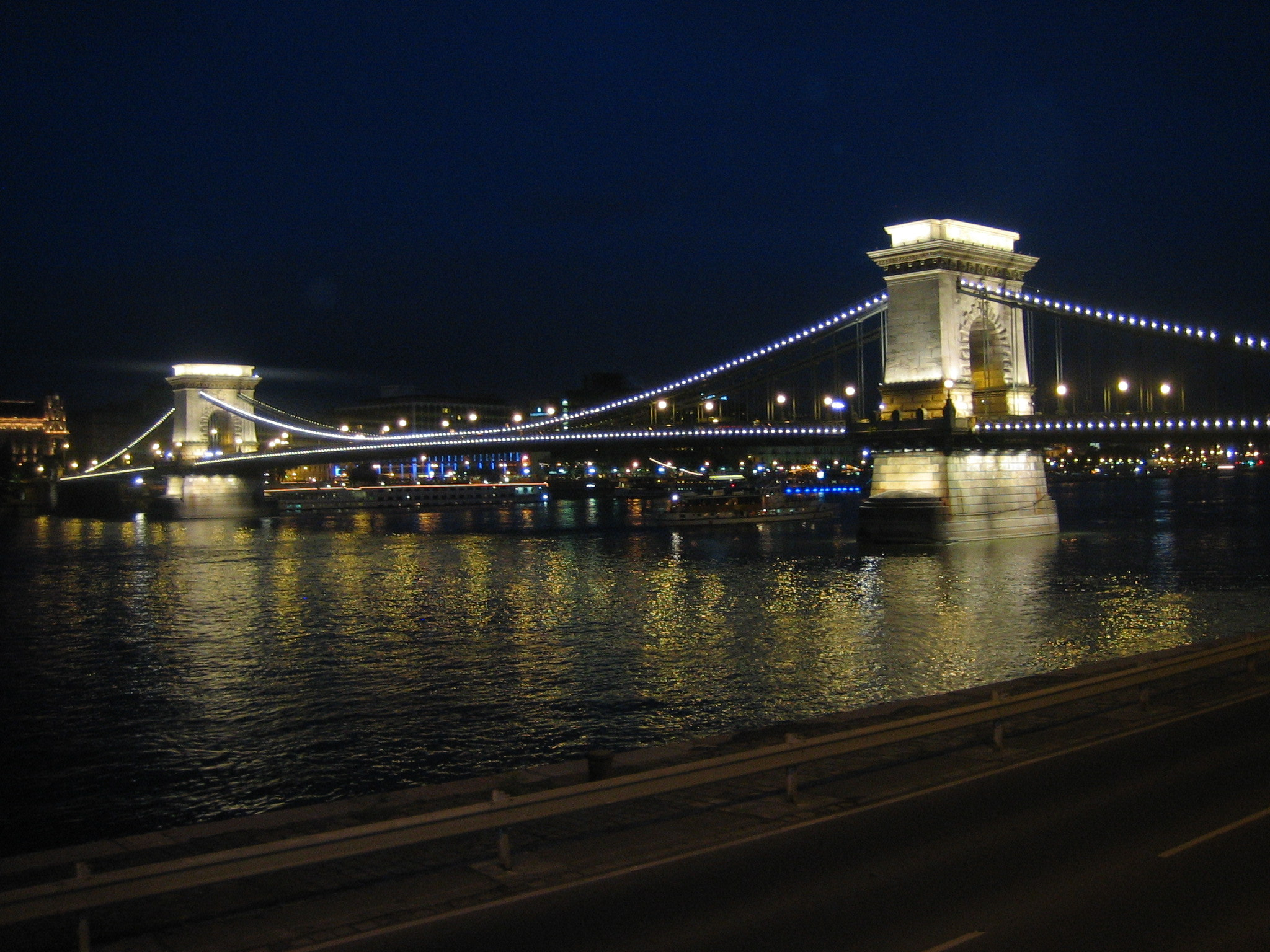 Canon DIGITAL IXUS 30 sample photo. Bridge at night photography