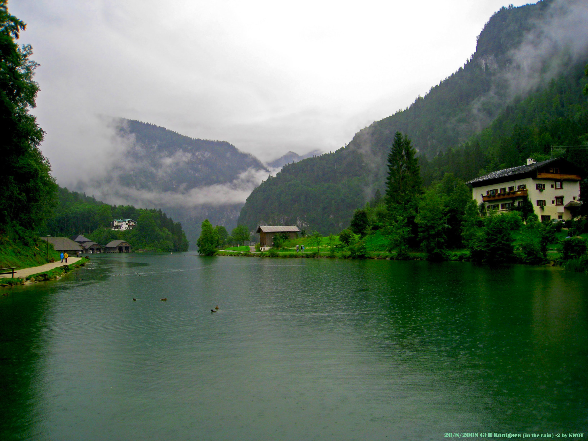 Canon DIGITAL IXUS 860 IS sample photo. Ger koenigssee [rain oxygen 2] aug 2008 by kwot photography