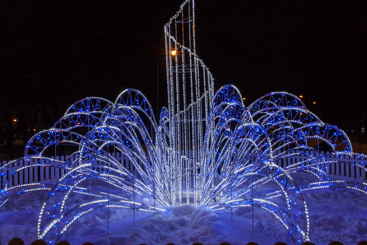 Canon EOS 50D sample photo. Chernigov new year's photography